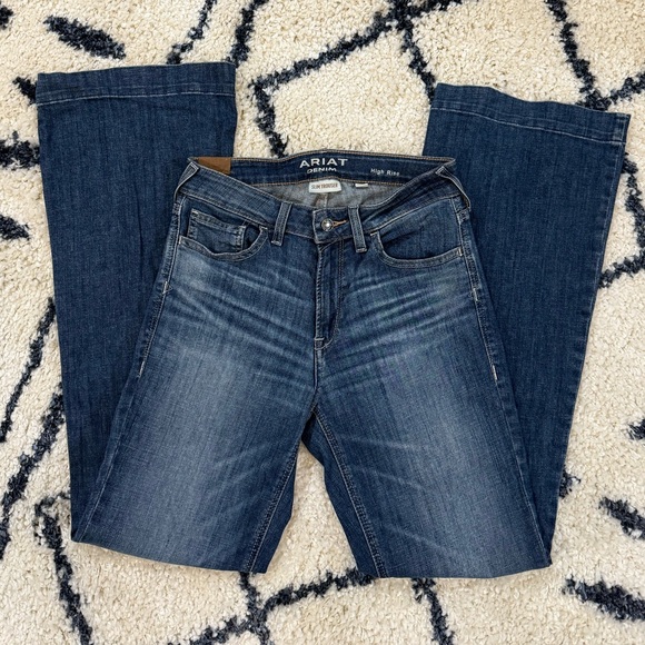 Ariat High Rise Slim Trouser Jean ~ Sz. 28R - Picture 2 of 7